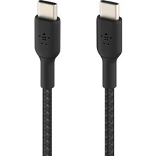 Prime Boostcharge (0.5ft) Braided Usb-C To Usb-C Cable For 16, 16 Pro, 16 Pro Max, 16 Plus, 15, Galaxy S24, S23, NOTE10, 9, 8, iPad Pro & More -