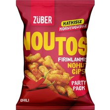 Züber Noutos Fırınlanmış Nohut Cipsi Chili 75 G - 8 Adet