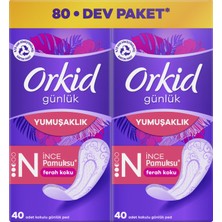 Orkid Pamuksu Yaprak Deofresh Süper Ekonomik 80'li - 3 Adet