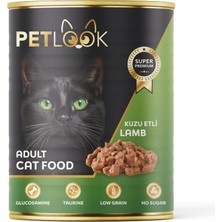 Prime Konserve Kedi Maması Yetişkin Kuzu Etli, Kıyılmış Etli, Pate 415 gr Yaş Mama Düşük Tahıllı