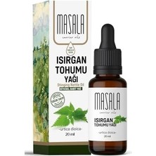Prime Masala Isırgan Tohumu Yağı, 20 Ml, Soğuk PRES,%100 Saf ve Doğal, Urtica Dioica