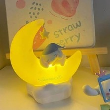 Gece Lambası Sevimli Karakter LED Işık Güzel Lamba Oda Dekor Eşyaları Şarj Edilebilir Masa Lambası Kızlar Çocuklar Için Sanat Eseri Dekor (Kutulu Cnm)