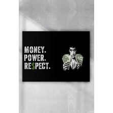 (PSTER7014) Money Power Respect Motivasyon Poster (50X70CM)