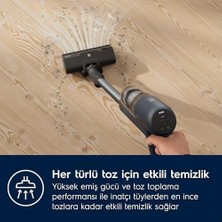 EP71UB14DB 700 Serisi Dikey Şarjlı Kablosuz Süpürge | 2.2 kg Hafif Tasarım, Uzun Pil Ömrü ile 50 Dakikalık Şarj Süresi, Auto Fonksiyon | 10 Yıl Motor