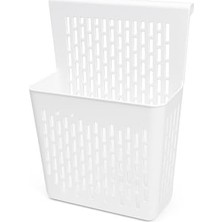 Asmalı Dolap Düzenleyici – Askılı Çok Amaçlı Plastik Organizer Sepet | Mutfak, Banyo, Dolap ve Ofis Için Pratik Düzenleyici Kutusu (255X110X325 Mm, Be