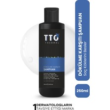 TTO Thermal 250 ml Dökülme Karşıtı Şampuan Güçlendirici ve Besleyici Doğal İçeriklerle Saç Dökülmesini Önler