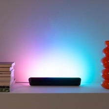 Wiz 2'li Gradient Işık Barı - Siyah (30 Cm) Rgbıc Aynı Anda Birden Fazla Renk Gösterir – Kolay Kurulum, Wi-Fi ile Bağlanır – Uygulama/dil ile Kontrol,