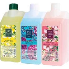 Klasik Limon, Kiraz Çiçeği ve Okyanus Kolonyası Yedek Şişe 1 Litre