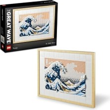 Art Hokusai – Büyük Dalga 31208 – Sanatsever Yetişkinler Için Yılbaşı Hediyesi Fikri, 6 Kanvas Zemin ve Hokusai'nin Imzasını Taşıyan Bir Içeren Y