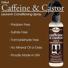 Difeel Caffeine & Castor Durulanmayan Saç Bakım Spreyi 177ML