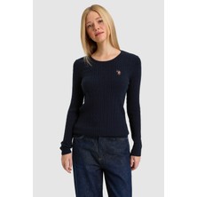U.S. Polo Assn. Kadın Lacivert Basic Kazak 50331602-VR033