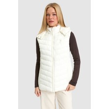 U.S. Polo Assn. Kadın Krem Yelek 50326196-VR256