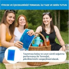 Termojel Buz Paketi 1 Adet 13CMX26CM, Soğuk Kompres ve Kompres Olarak Kullanılan Buz Paketi, Ayak, Bilek, Boyun ve Diz, Ağrıları Için Soğuk Termojel,