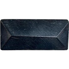 Çap 25MM x 50MM Siyah Düğme Kulp/doğal Taş