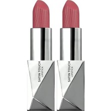 Alix Avien Uzun Süre Kalıcı Nemlendirici Pürüzsüz Etkili Yarı Mat Ruj Satin Lipstick 822 Vivid Aurburn (2 Paketi)