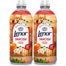 Lenor Siracusa Portakal ve Portakal Çiçeği Konsantre Çamaşır Yumuşatıcısı 2X1827 ml