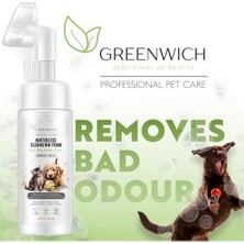 Greenwich Organik Içerikli Kedi Köpek Temizleme Köpüğü 150 ml | Pati ve Vücut | Kuru Şampuan | Tüy Dökme Karşıtı, Kaşıntı Tahriş ve Koku Giderici | Bi