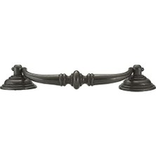 Donanım BP30214909 4 1/4 Inç (108 Mm) Merkezden Merkeze, Geleneksel Dolap Çekme, Mat Siyah Demir