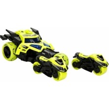 Maxx Wheels Motosiklet Fırlatıcılı Sesli ve Işıklı Araba - Kırmızı