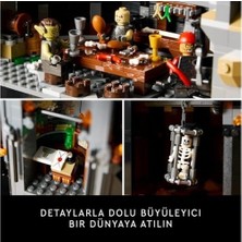 Yüzüklerin Efendisi: Barad-Dûr 10333 – Yetişkinler Için Sauron, Gothmog, Ork, Frodo, Sam ve Gollum Minifigürleri Içeren Sergilenebilir Film Hatırası M