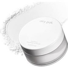 Mat Bitişli, Makyajı Sabitleyen Ultra Hafif Toz Pudra Airy Pot Powder Translucent