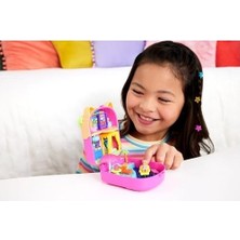 Polly Bebekler ve Oyun Seti, Kediciğin Tatili Taşınabilir Mini Oyun Seti, 1 Mikro Bebek, Yavru Köpek Figürü ve Temaya Uygun Aksesuarlar, JCB17