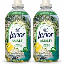 Lenor Amalfi Limon ve Müge Konsantre Çamaşır Yumuşatıcısı 2X1827 ml