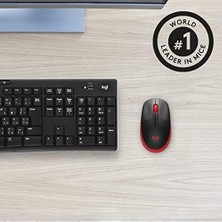 M190 Kablosuz Fare, Iki Elle Kullanım Için Kavisli Tasarım, 18 Ay Pil Ömrü Artı Güç Tasarrufu Modu, USB Alıcısı, Geniş Tekerlek ve Tuşlar Sayesinde Ha