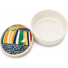 Pozzi Milano Porselen Kapaklı Dekoratif Kutu 13 x 6,5 cm