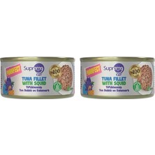Supreme Cat Purrfect Tiftiklenmiş Ton Balıklı ve Kalamarlı Konserve Kedi Maması 70 gr (2 Paketi)