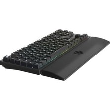 Pusat Pro Tkl Tactile Red Switch Kablolu Mekanik Rgb Oyuncu Klavyesi 80 M Tıklama Siyah Renk