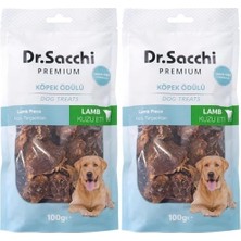 Dr.sacchi Premium Kuzu Parçacıklı Tahılsız Köpek Ödülü 100 gr (2 Paketi)