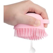 Silikon Evcil Hayvan Banyo Fırçası – Şampuan Hazneli Masaj Tarağı, Yumuşak Tırtıklı Temizleyici, Kedi ve Köpekler Için Duş Scrubber Bakım Aksesuarı