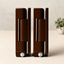 95 mm Pvc Kapı Metal Menteşe 20X7.5 Kahverengi
