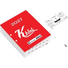 Keskin Color Keskin 2027-K-BLOK Günlük Masa Takvimi