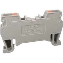 Onka Opk-2.5-Gr (1020013) ,gri/2.5mm² Baskılı Ray Klemens