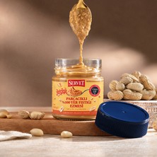 Servet Şeker İlavesiz  Parçacıklı Yer Fıstığı Ezmesi 200g