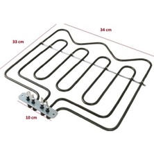 Sinan FIRIN REZİSTANS 2000W+1500W 33*34CM 6,5MM BÜKÜMLÜ FLANŞ