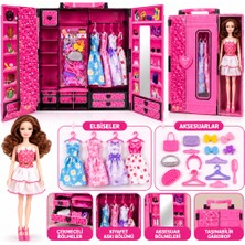 Kpln Store 3011 Gardrop Bebekli Oyuncak Aksesuar