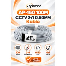 Apricot AP-150 100M Cctv 2+1 0,50MM Kablo