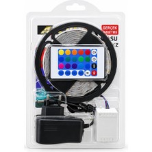 Kpln Store Atc Şerit LED 5mt Rgb Kumandalı Tek Çipli 1 Adet