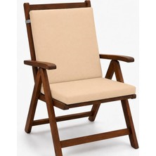 Kpln Store Tek Parça Sırtlıklı Sandalye Minderi · 80 × 40 × 4 cm | Bej | 80 × 40 × 4 cm