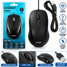 Kpln Store Kablolu USB Işıklı Optik Mouse 1200 Dpı