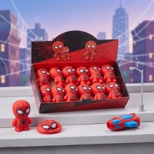 Livenda Spider-Man Squishy - 12'li Paket - Yumuşak Oyuncak