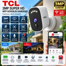 Tcl 3mp Wifi Akıllı Güvenlik Kamerası – Pilli