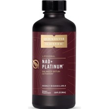 Quicksilver Scientific Nad+ Platinum, Vegan, 40 Servings Nad Replenishment, Cellular Support And Energy Production, Vegan, Non-Gmo, Gluten-Free, Nmn, Nr, Longevity, Mitochondria