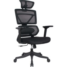 Adore Mobilya Pro-Tech Ultra Ergonomik Yönetici ve Çalışma Koltuğu - Siyah 70X113-124X69 cm