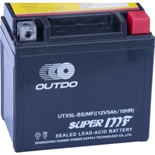 Outdo 12-5 Kısa YTX5L - Bs - [bws - Spontini - Popcorn - Dash ]  Akü