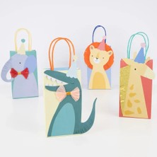 Meri Meri - Animal Parade Party Bags - Hayvanlar Geçit Töreni Parti Çantaları (8'li)