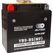 Outdo 12-9 Dik 12N9L - Bs - [rus - Jawa - Mz]  Akü